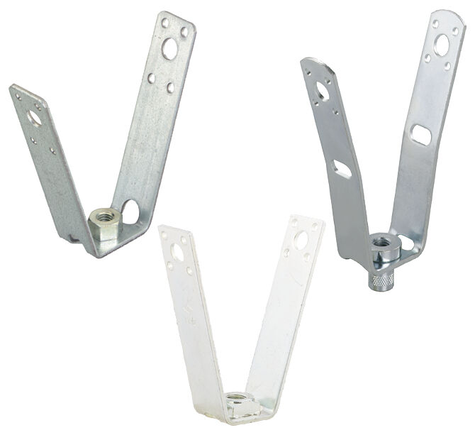 Metal ceiling hangers